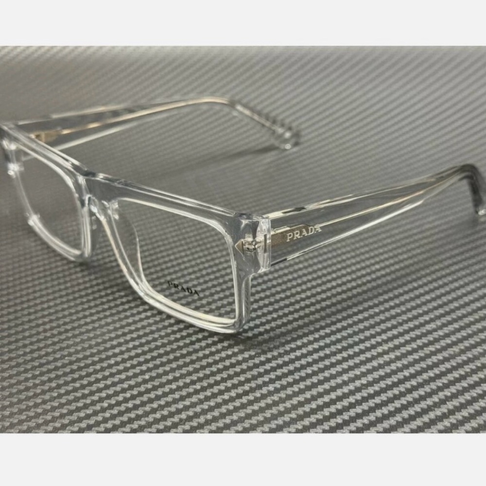 Prada Men's Transparent Eyeglasses NEW